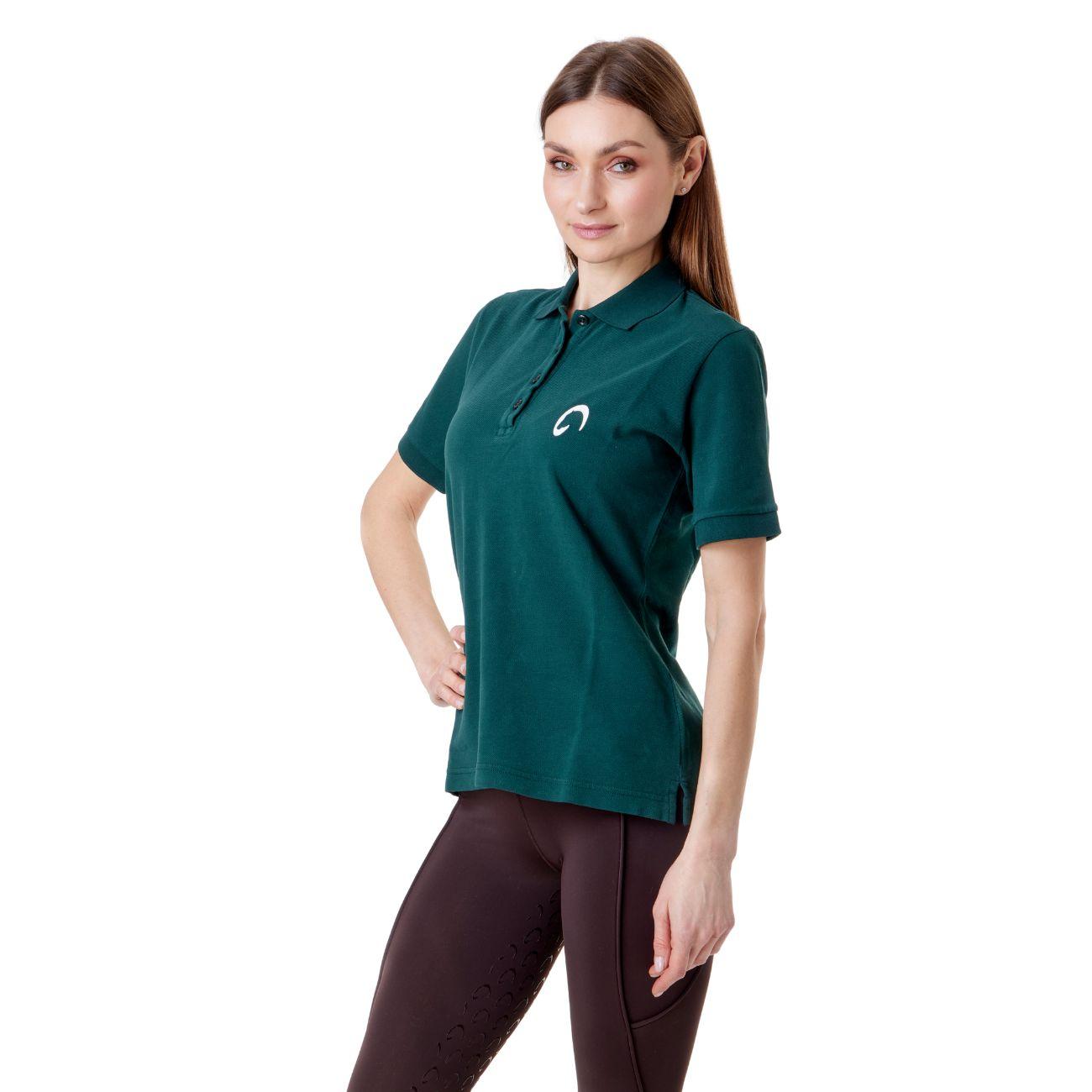 Polo Donna Piquet Mascheroni POLOD0025 VERDE SCURO MASCHERONI SELLERIA 
