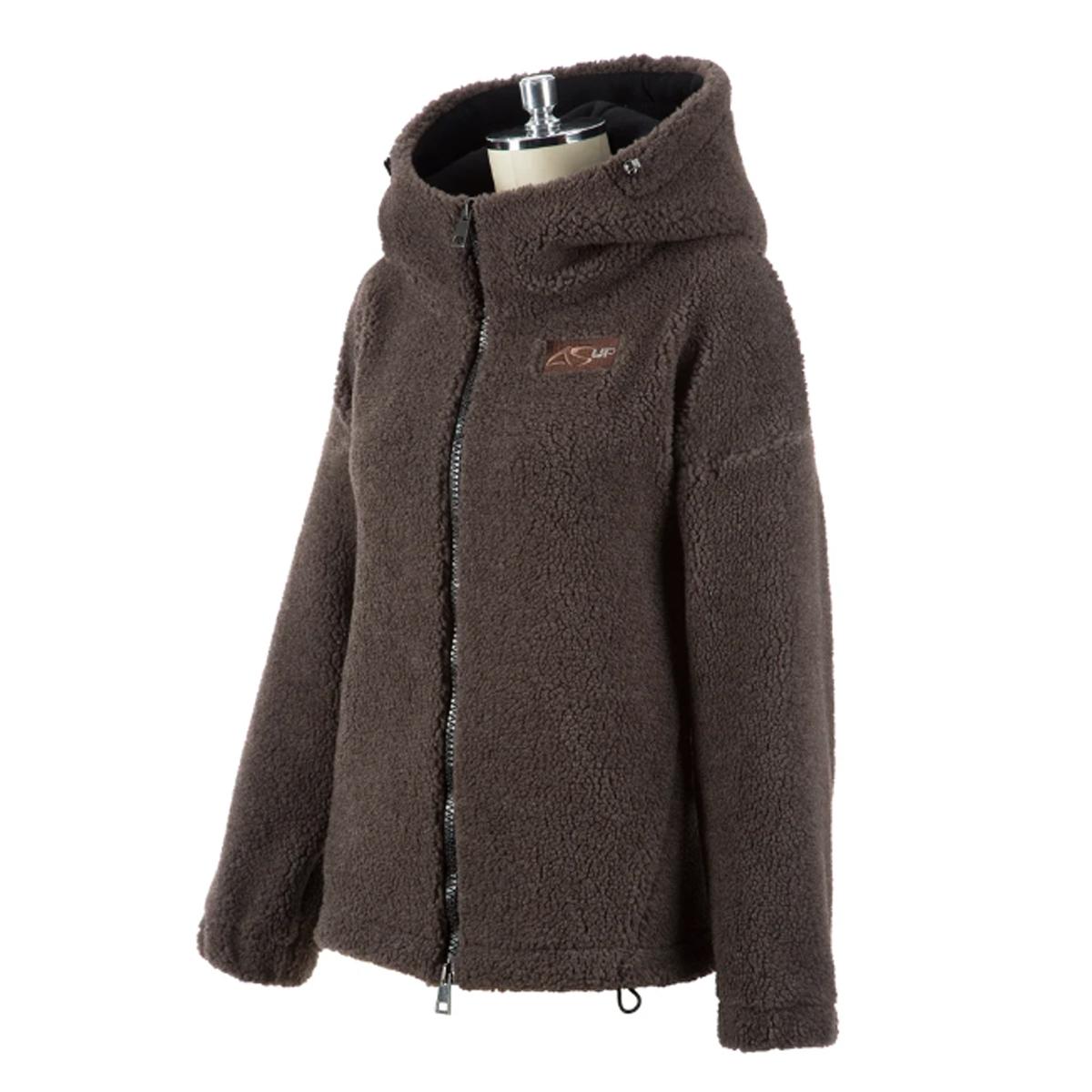 FELPA DONNA LIPSON FULL ZIP 22X ANNA SCARPATI 29AS-SLIPSFELD MARRONE ANNA SCARPATI