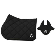 CAVALLERIA TOSCANA Sottosella Diamond Quilted Jersey E Cuffietta SOT051JE222+CUF044JE223 NERO 