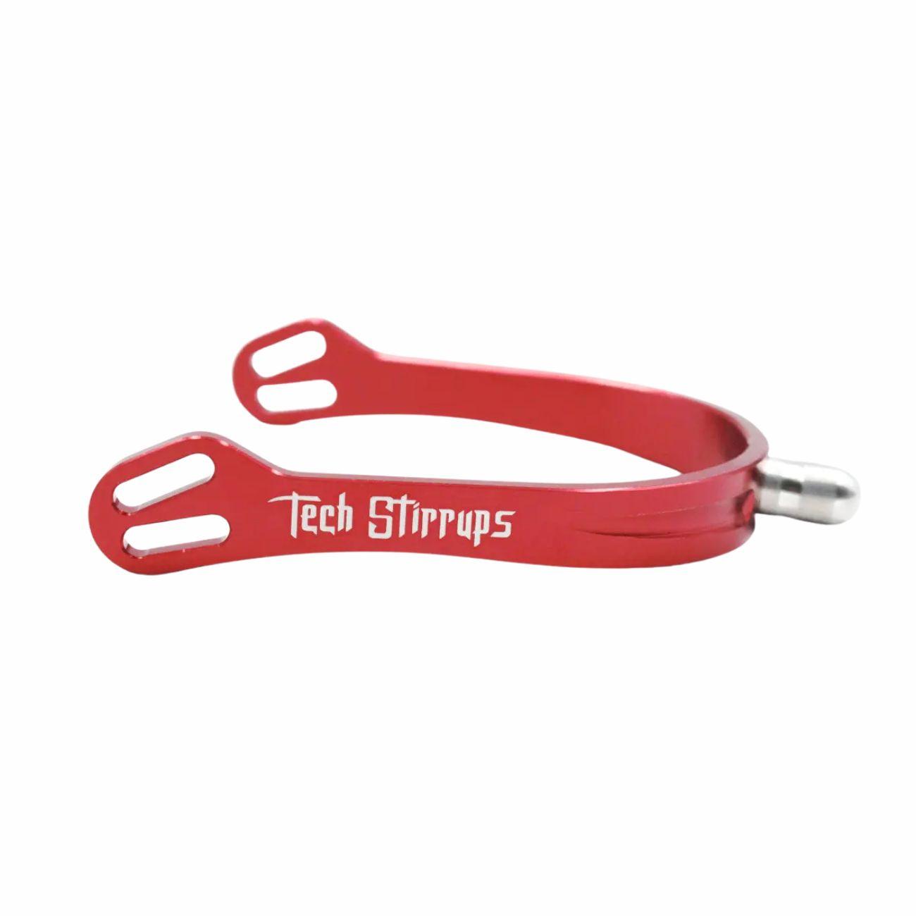 TECH STIRRUPS Milan Rosso speroni con 3 punte intercambiabili 09SA124000 ROSSO TECH STIRRUPS 
