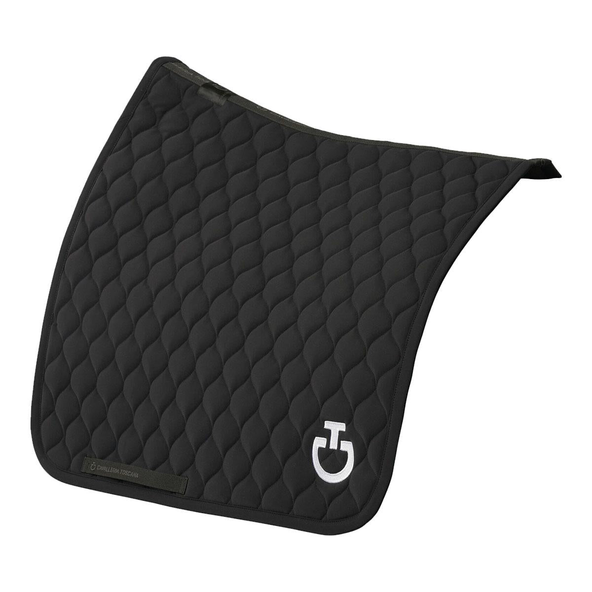 SOTTOSELLA DA DRESSAGE CON TRAPUNTATURA A ROMBI CAVALLERIA TOSCANA 28CT-SOT054JE002+CUF043JE010 9999NERO CAVALLERIA TOSCANA 