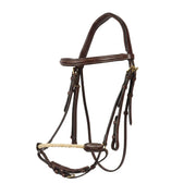 Testiera In Cuoio Con Capezzino In Corda Mascheroni Marrone 09MA-DY04G DARK BROWN MASCHERONI SELLERIA 