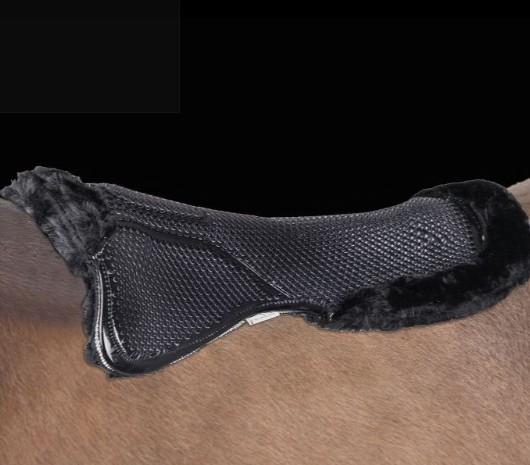Waldhausen GEL-PAD WITH SYNTHETIC FUR Nero AGNELLINI, GEL, SALVAGARRESE 115100 BLACK WALDHAUSEN 