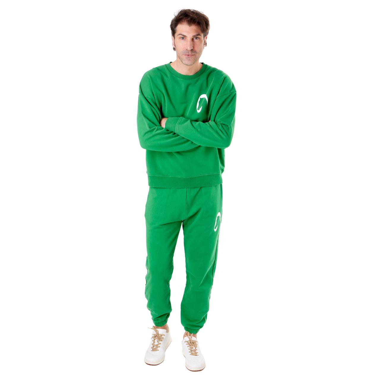 Felpa Uomo Mascheroni Verde MASCHERONI-FELPA VERDE MASCHERONI SELLERIA 