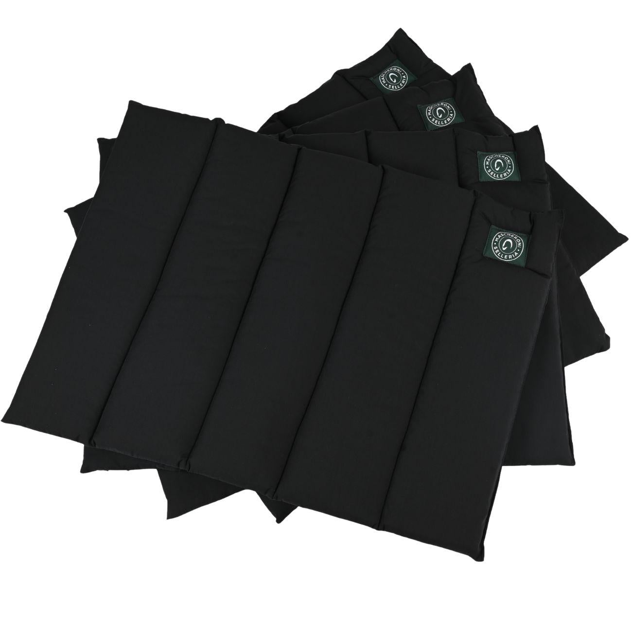 Set 4 Pezzi Sottofasce Grandi Nero 09MASOTTOFASCEGRANDI-SF750 NERO MASCHERONI SELLERIA 