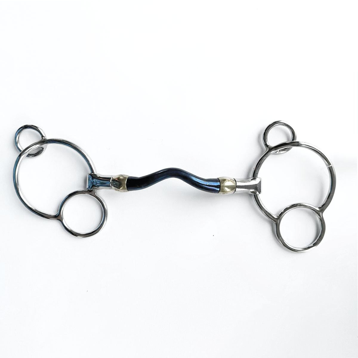 FILETTO PESSOA 1 CHIAMATA CANNA INTERA CON RULLI E PASSALINGUA 30MA-#1 SWEET IRON EQUINE HORSE