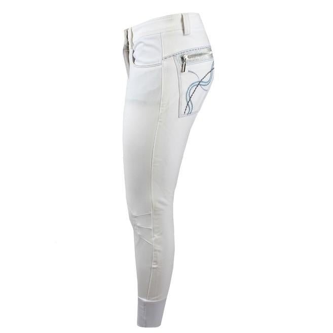 ANIMO ANIMO Nochance 02 Bianco Pantaloni Da Equitazione 10AMNOCHANCE 02BIANCO. 