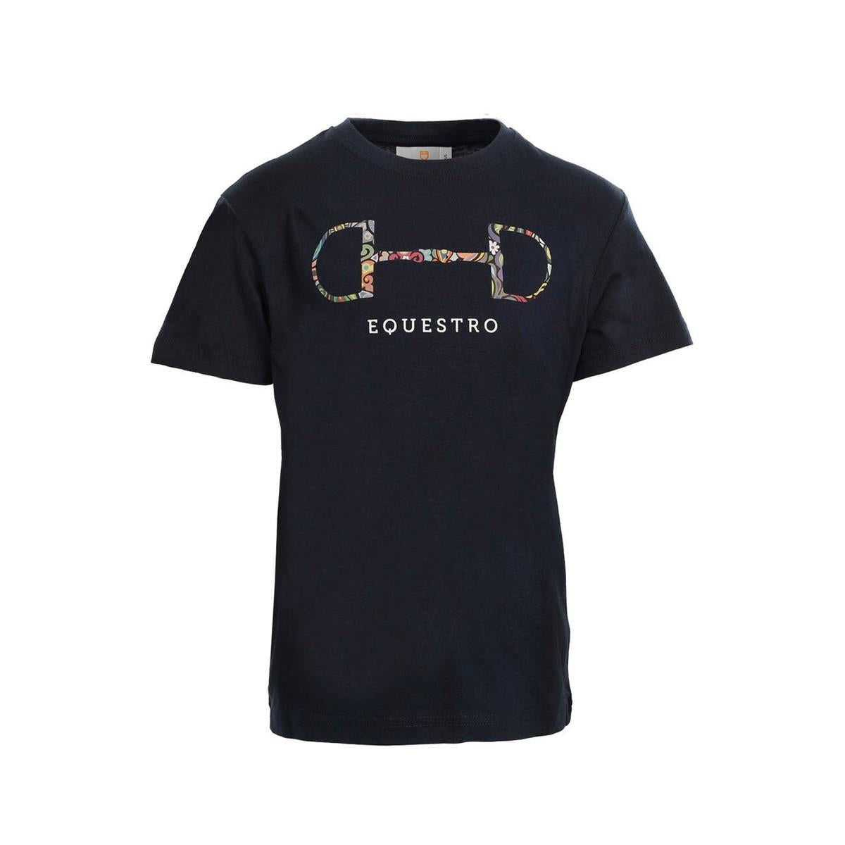 Equestro SHIRT NAVY Magliette 24AMA-ETKU00018 NAVY EQUESTRO 