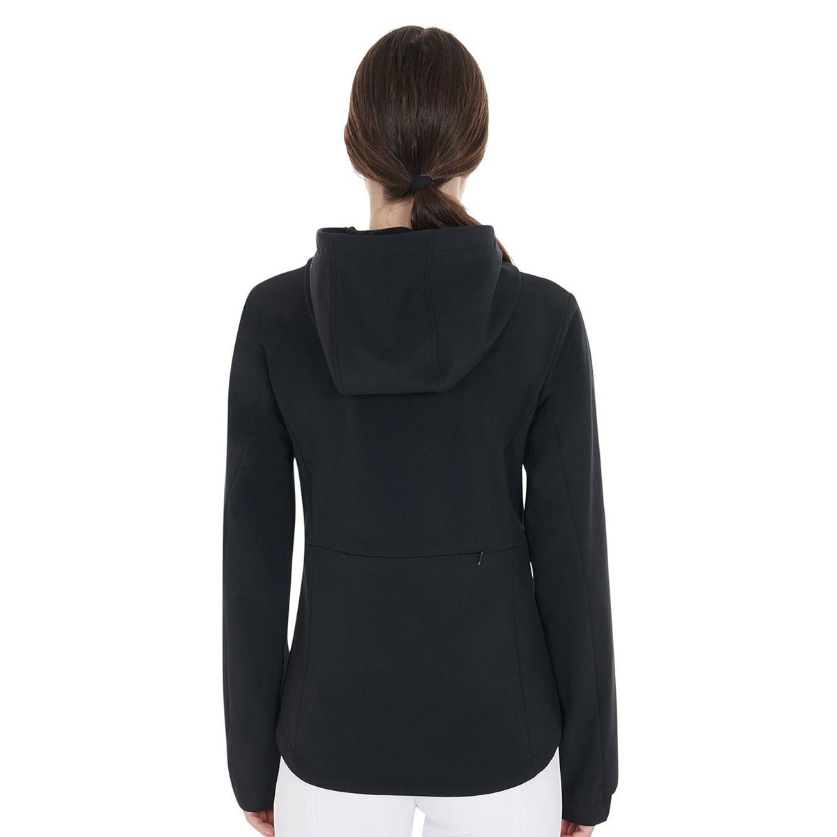 Softshell donna full zip Equestro 09AMA-ETW00059 BLACK EQUESTRO 