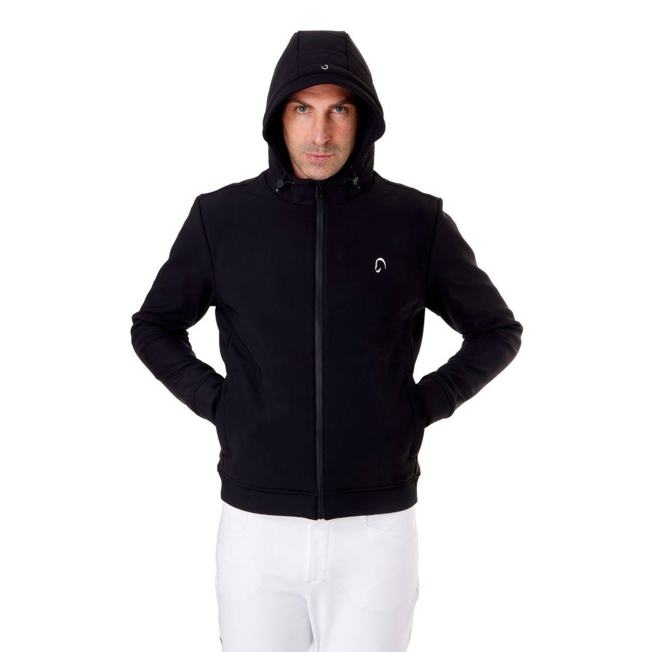 Softshell Mascheroni Uomo Leggero Estivo Nero MASUSFT02-NOPILE BLACK MASCHERONI SELLERIA 