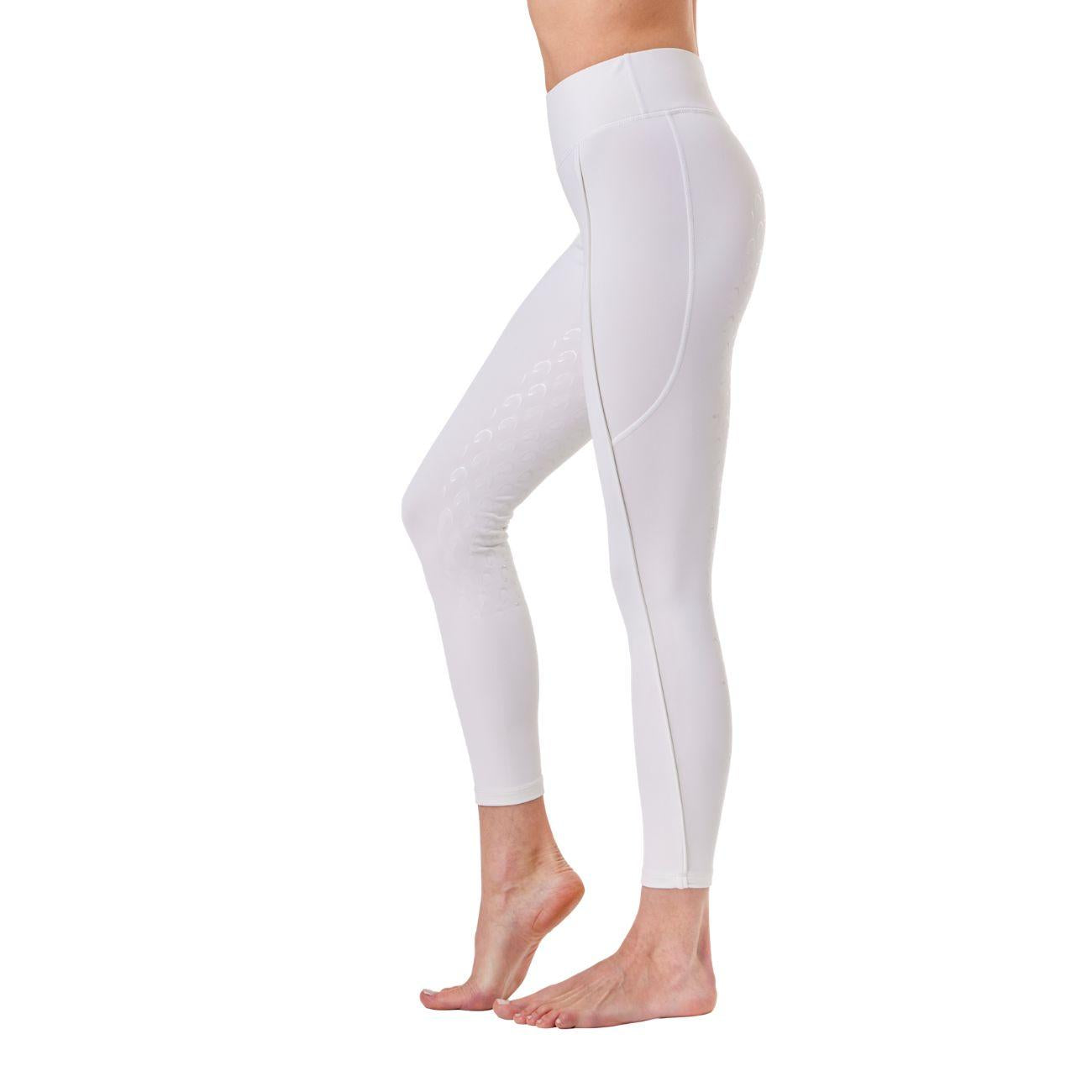 Leggings Da Donna Full Grip Piazza Di Siena Mascheroni Bianco/Nero 30MA-PIAZZADISIENA WHITE/BLACK MASCHERONI SELLERIA 