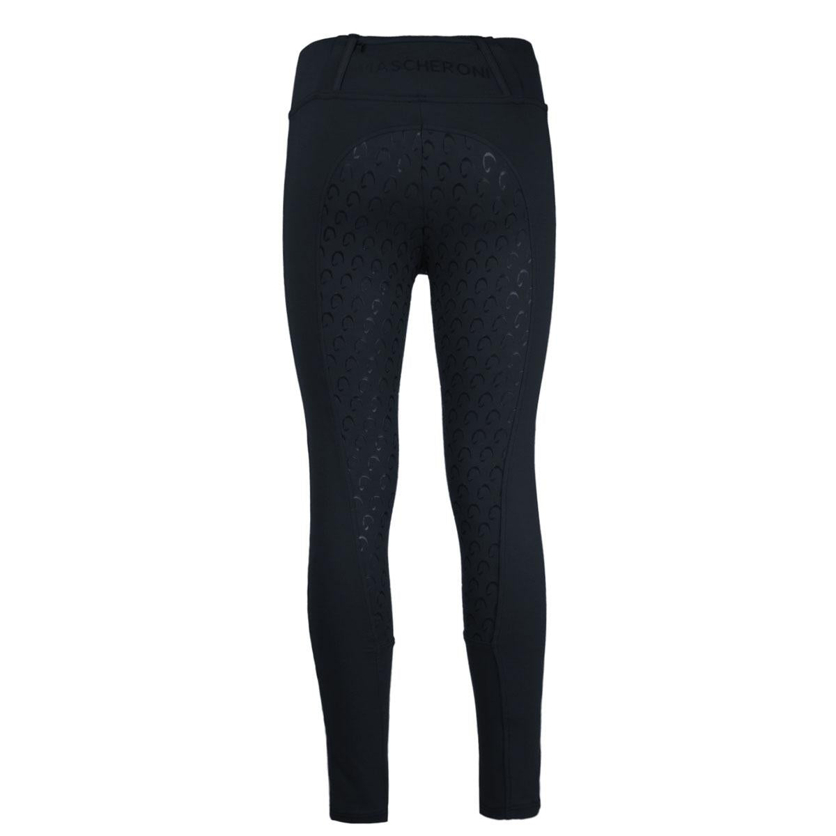 Leggings Donna Full Grip Con Tasche Mascheroni Blu 29MA-LEGGINGSMASK BLU MASCHERONI SELLERIA 