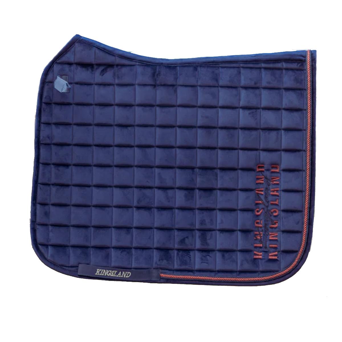 KINGSLAND SOTTOSELLA DA DRESSAGE MOD.KLORIANA CON CORDINI E LOGO KL Blu sottosella 09KING-2210423345-DRESS 020NAVY KINGSLAND 