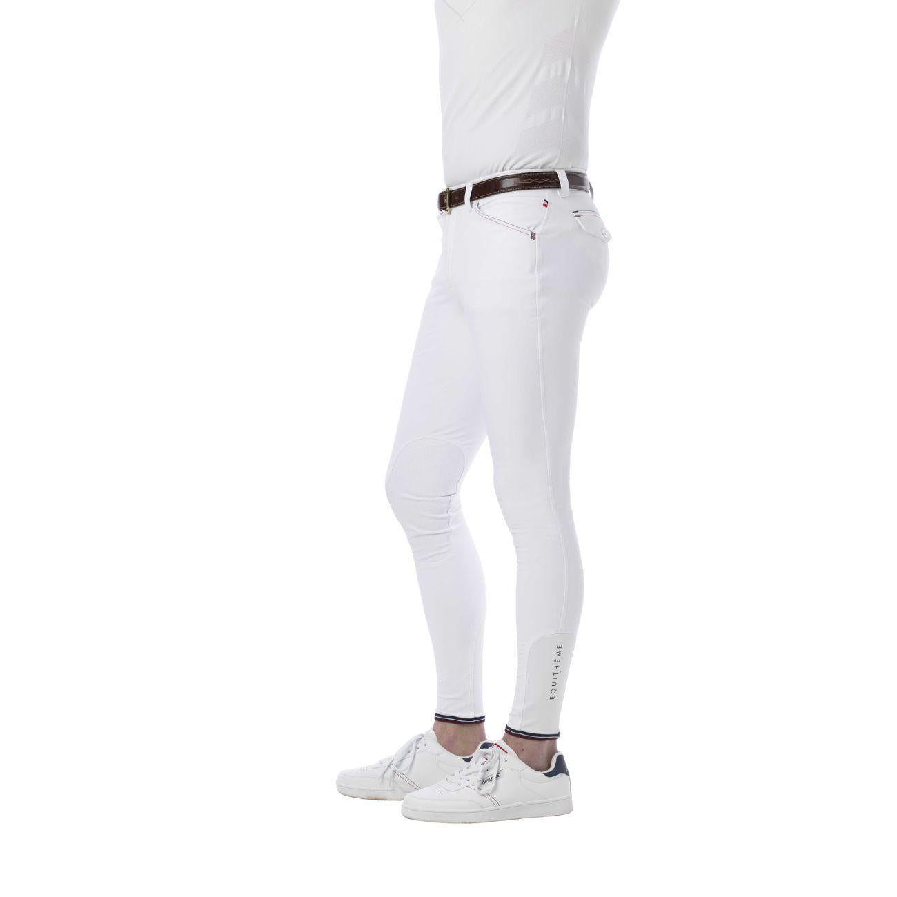 Pantaloni Da Uomo Eliot Equitheme 979368 WHITE EQUITHEME 