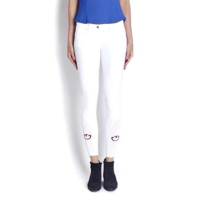 Cavalleria Toscana Pantaloni Da Equitazione 18CTPAD055JF0100001 Bianco 18CTPAD055JF010 0001BIANCO CAVALLERIA TOSCANA 