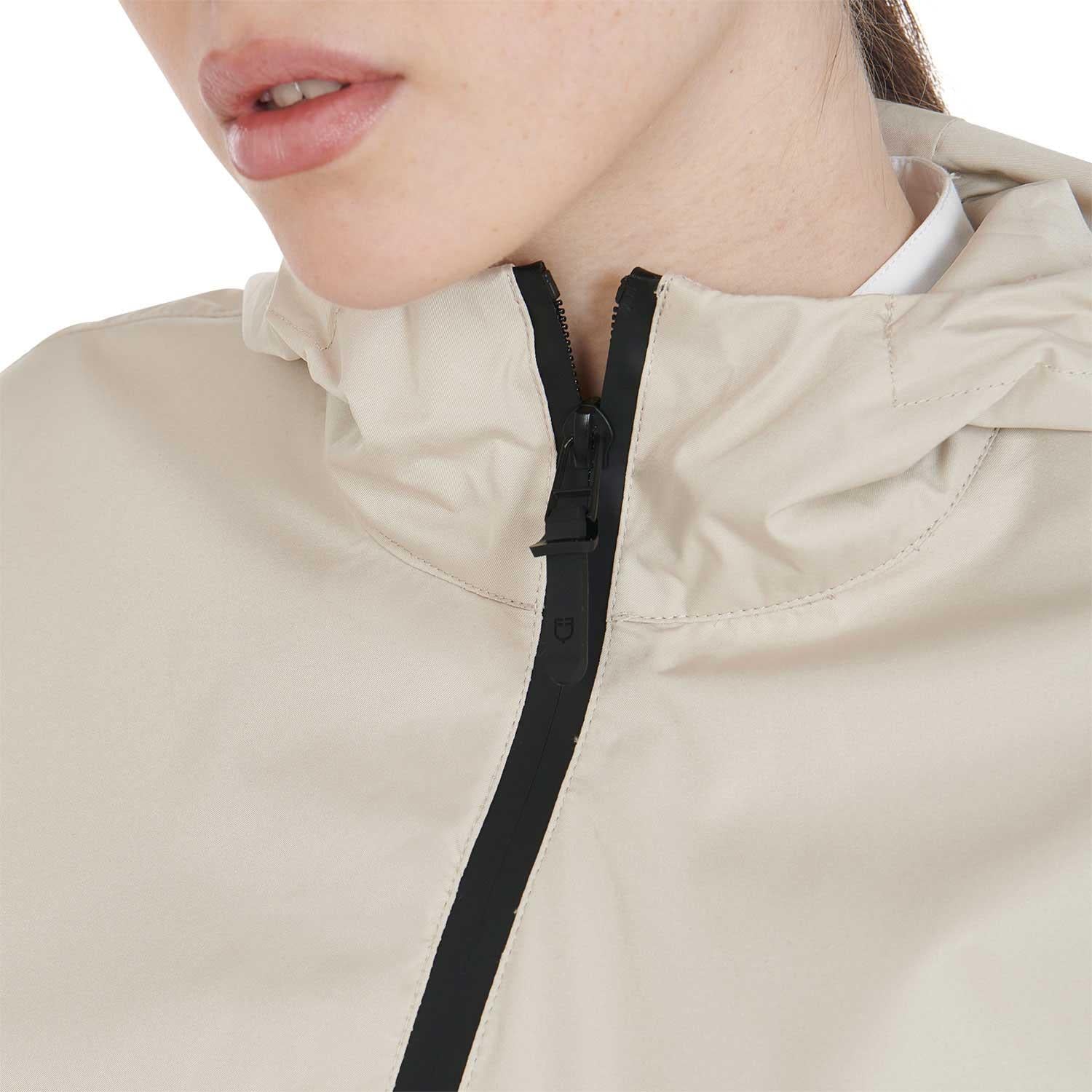 SOFTSHELL DONNA FULL ZIP CON CAPPUCCIO 09AMA-ETW00025 BEIGE EQUESTRO 
