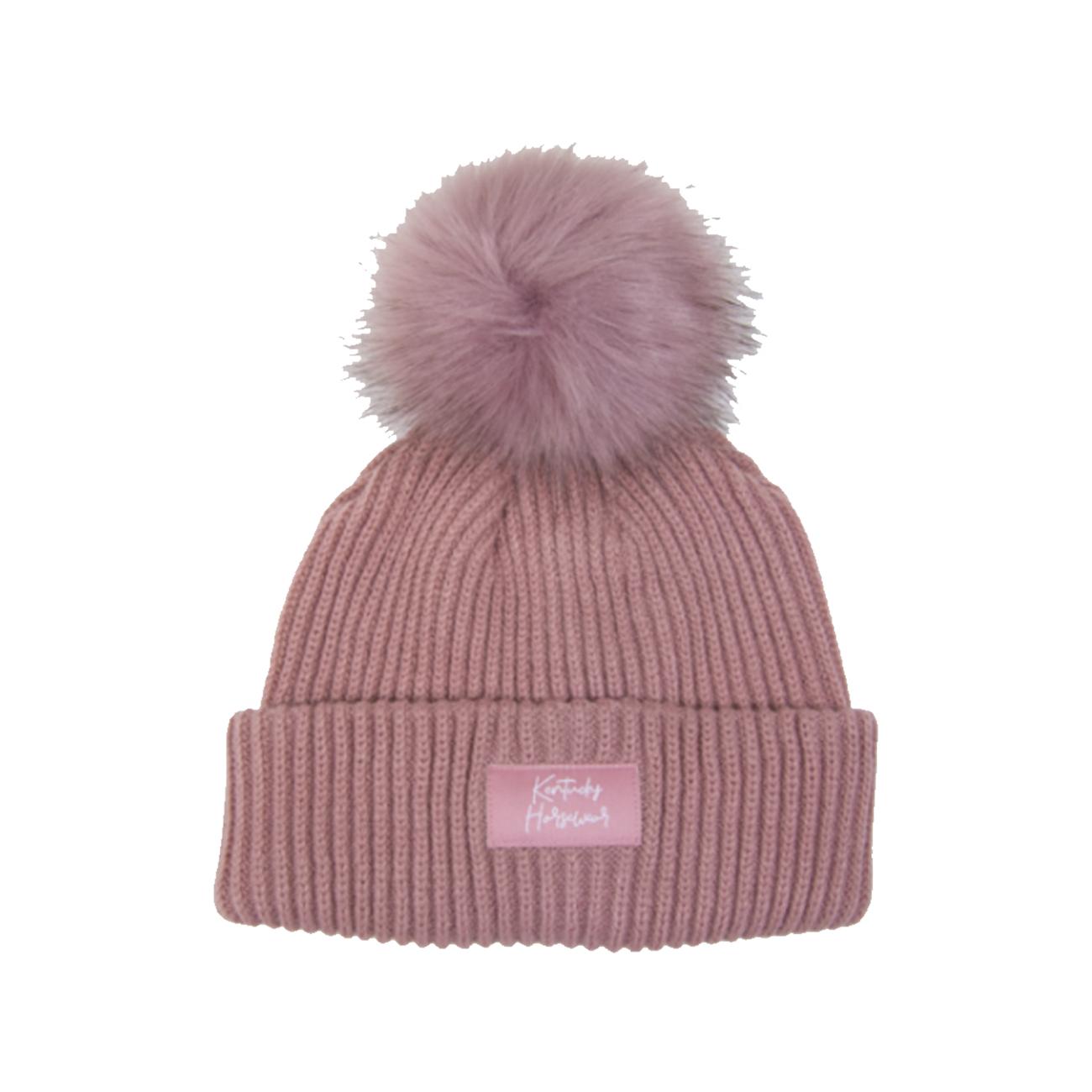 BERRETTO CON POMPOM KENTUCKY 09KT-42592 OLD ROSE KENTUCKY