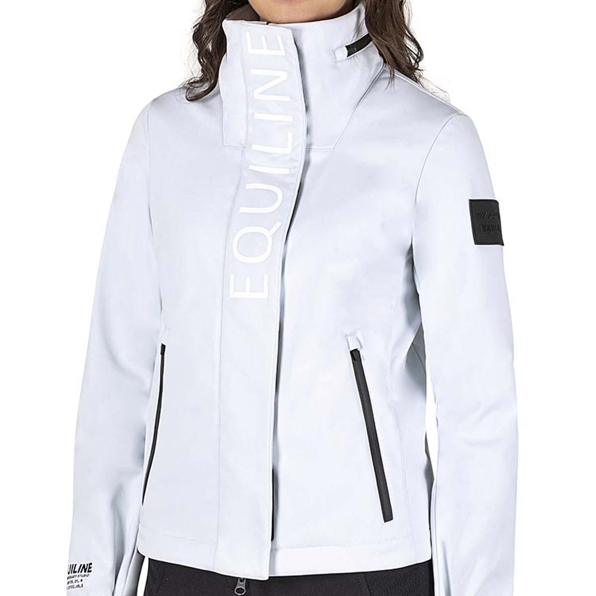 SOFTSHELL DONNA FULL ZIP MOD.CAREC 09EQ-R09775 001BIANCO EQUILINE