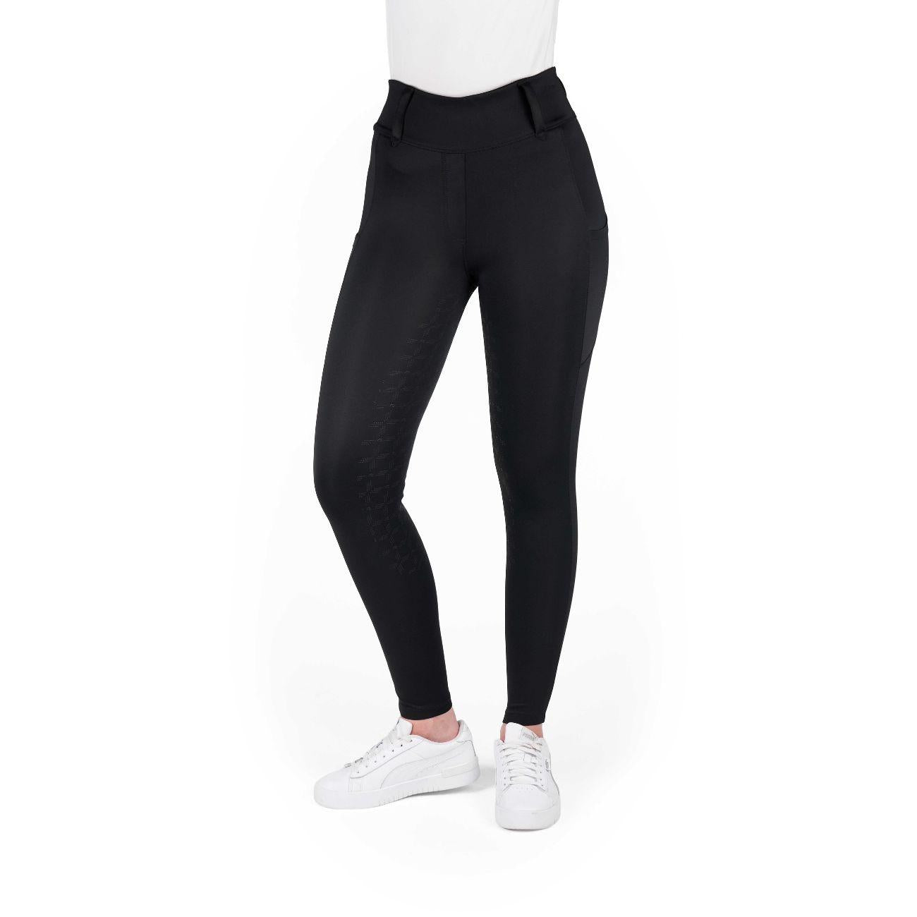 Leggings Da Donna Alizé Nero 979167 BLACK EQUITHEME 