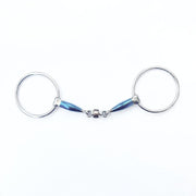 FILETTO AD ANELLI SPEZZATO IN 3 CON RULLO 30MA-#27 SWEET IRON EQUINE HORSE