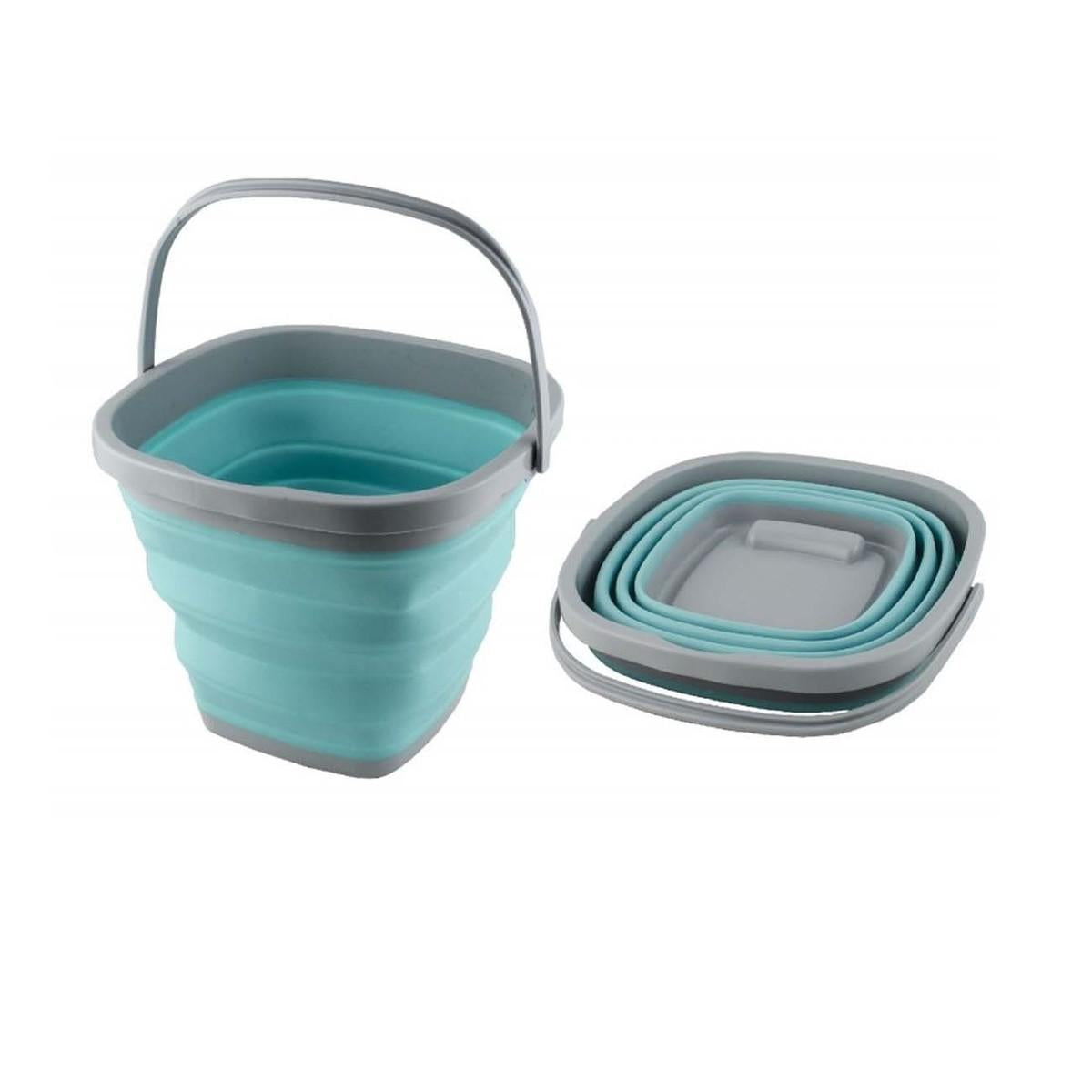 Secchio Pieghevole 10L Waldhausen 15312 AZZURRO WALDHAUSEN 