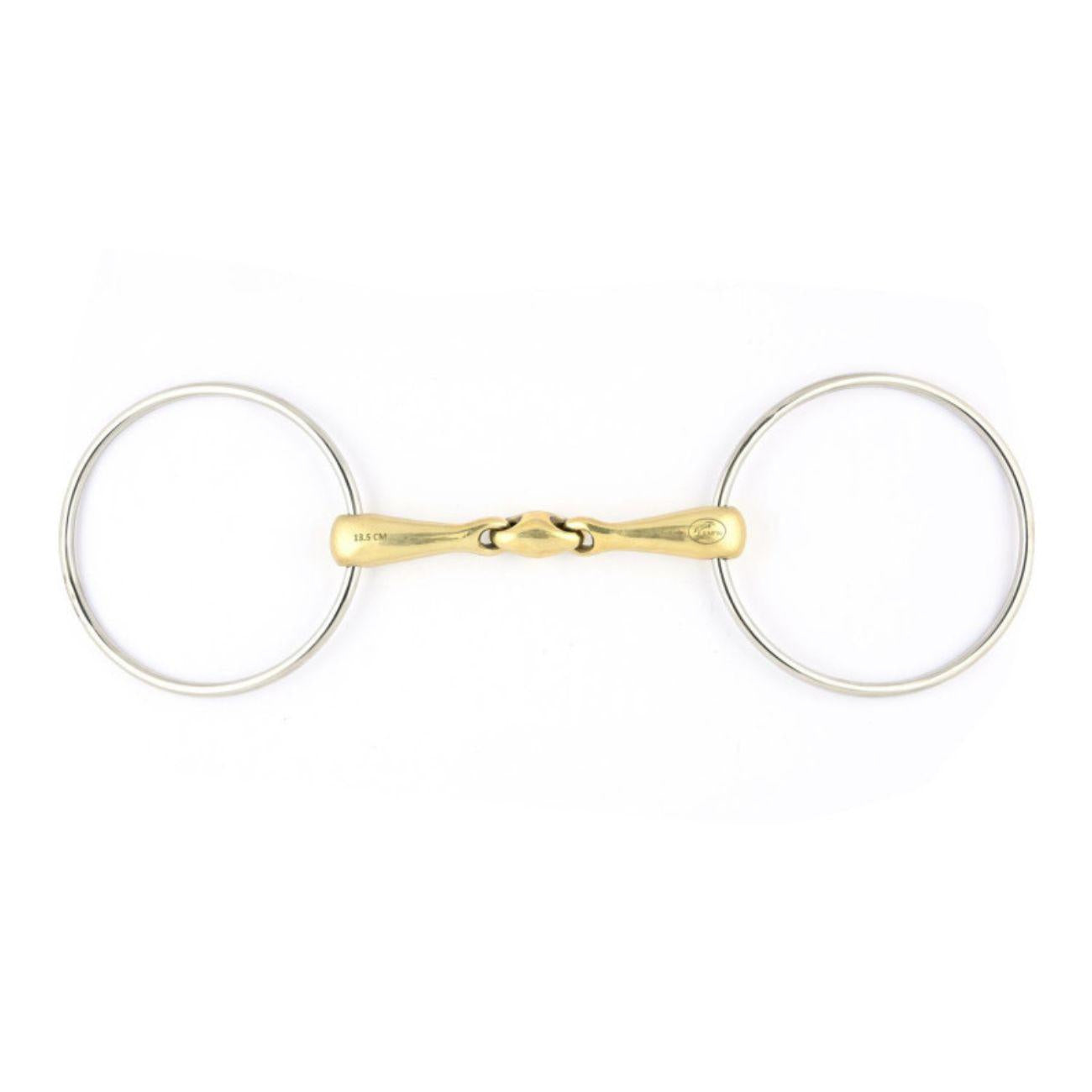 JUMP'IN FILETTO AD ANELLI SPEZZATO IN 3 CANNONE FINE 20mm JUMP'IN OTTONE filetti ad anelli 0007GA 09JU0007GA OTTONE JUMP'IN 