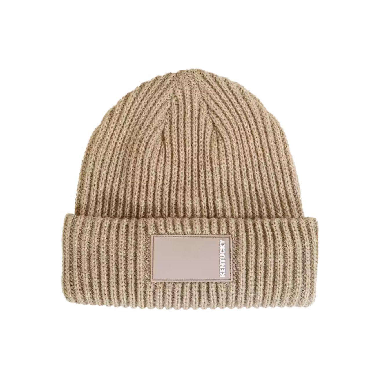 Cappello Beanie Rubber Logo Kentucky Beige 42716 32BEIGE KENTUCKY 
