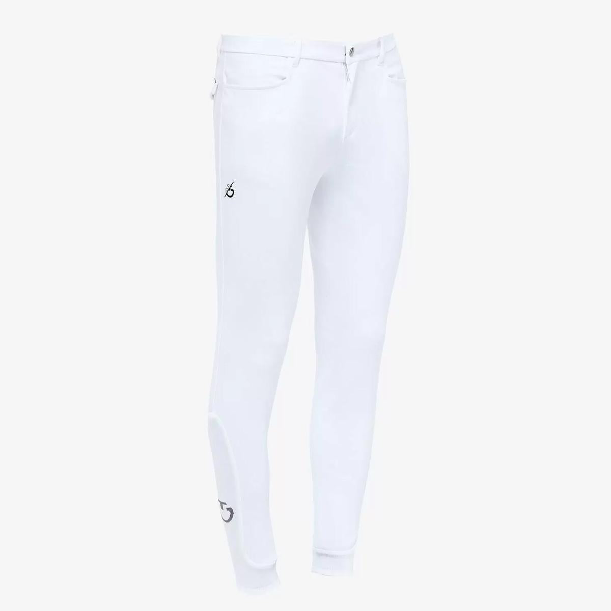 PANTALONI UOMO IN TESSUTO BI-STRETCH CAVALLERIA TOSCANA 30CT-PAU188JE010 0001WHITE CAVALLERIA TOSCANA 