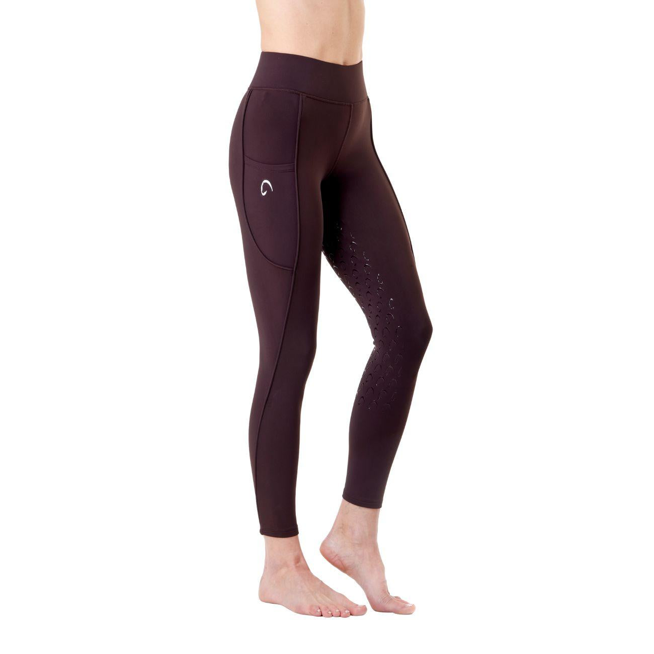 Leggings Donna Full Grip Mascheroni Marrone 30MA-LEGGINGS BROWN MASCHERONI SELLERIA 