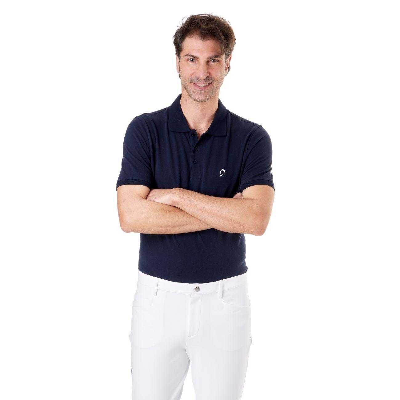 Polo Uomo A Manica Corta Mascheroni Blu MASCHERONI/HS254K BLU NAVY MASCHERONI SELLERIA 
