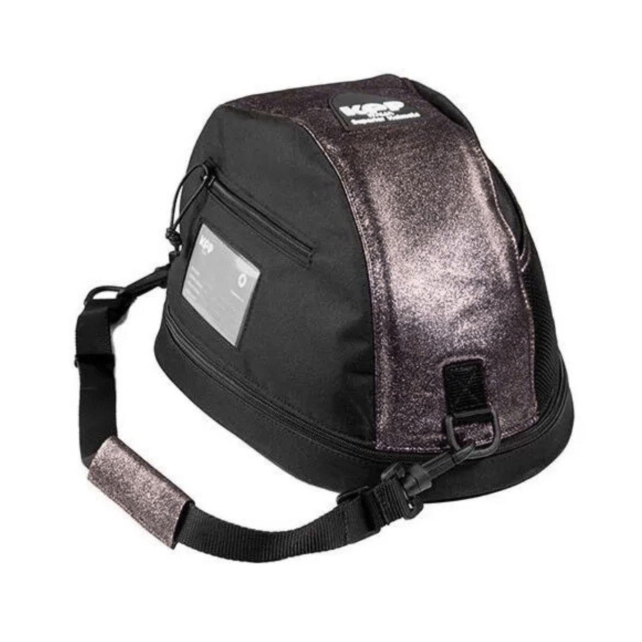COVE-SAC.34X26X22.BLKGBLK NERO-GLITTER NERO KEP ITALIA
