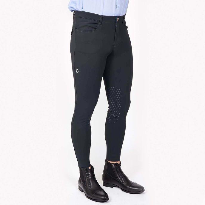 Pantalone Da Equitazione Da Uomo Roma Mascheroni Grigio Scuro 09MA-04ROMA 359GRIGIO SCURO MASCHERONI SELLERIA 