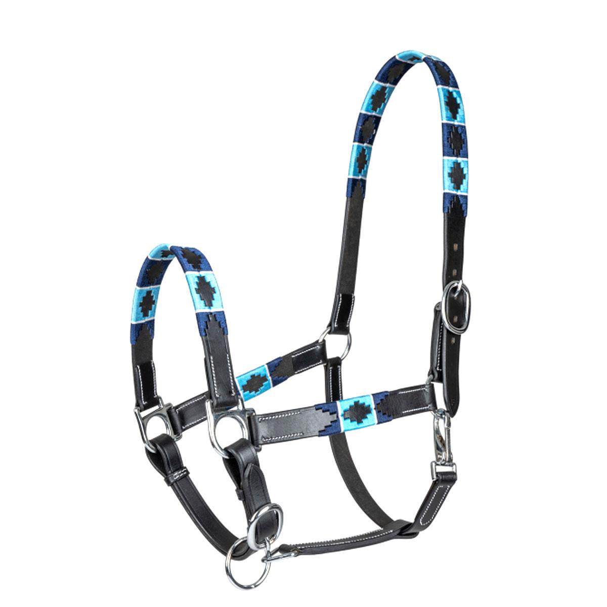 Capezza In Cuoio Modello Polo Elt 09WL-50507 BLACK BLUE ELT 