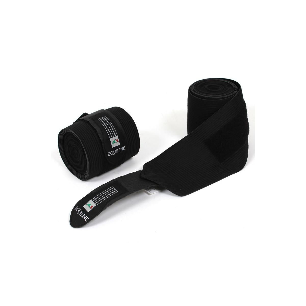 Fasce Da Lavoro In Pile Con Metà Elestica Nero 09EQD00063 006BLACK EQUILINE 