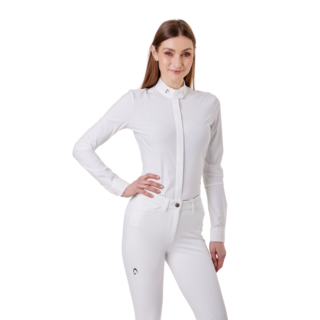 Camicia Da Concorso Da Donna A Manica Lunga Mascheroni MASDCML01 WHITE MASCHERONI SELLERIA 