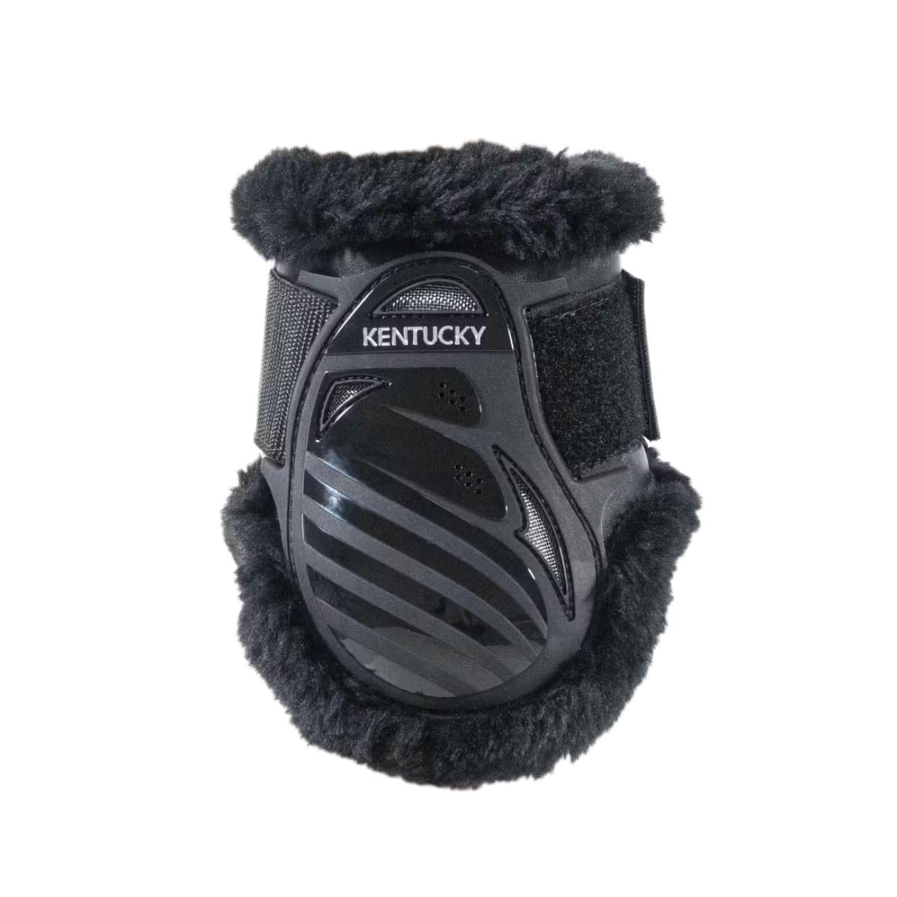 PARANOCCHE PER GIOVANI CAVALLI CON AGNELLINO VEGANO 88205 01-01BLACK/BLACK KENTUCKY