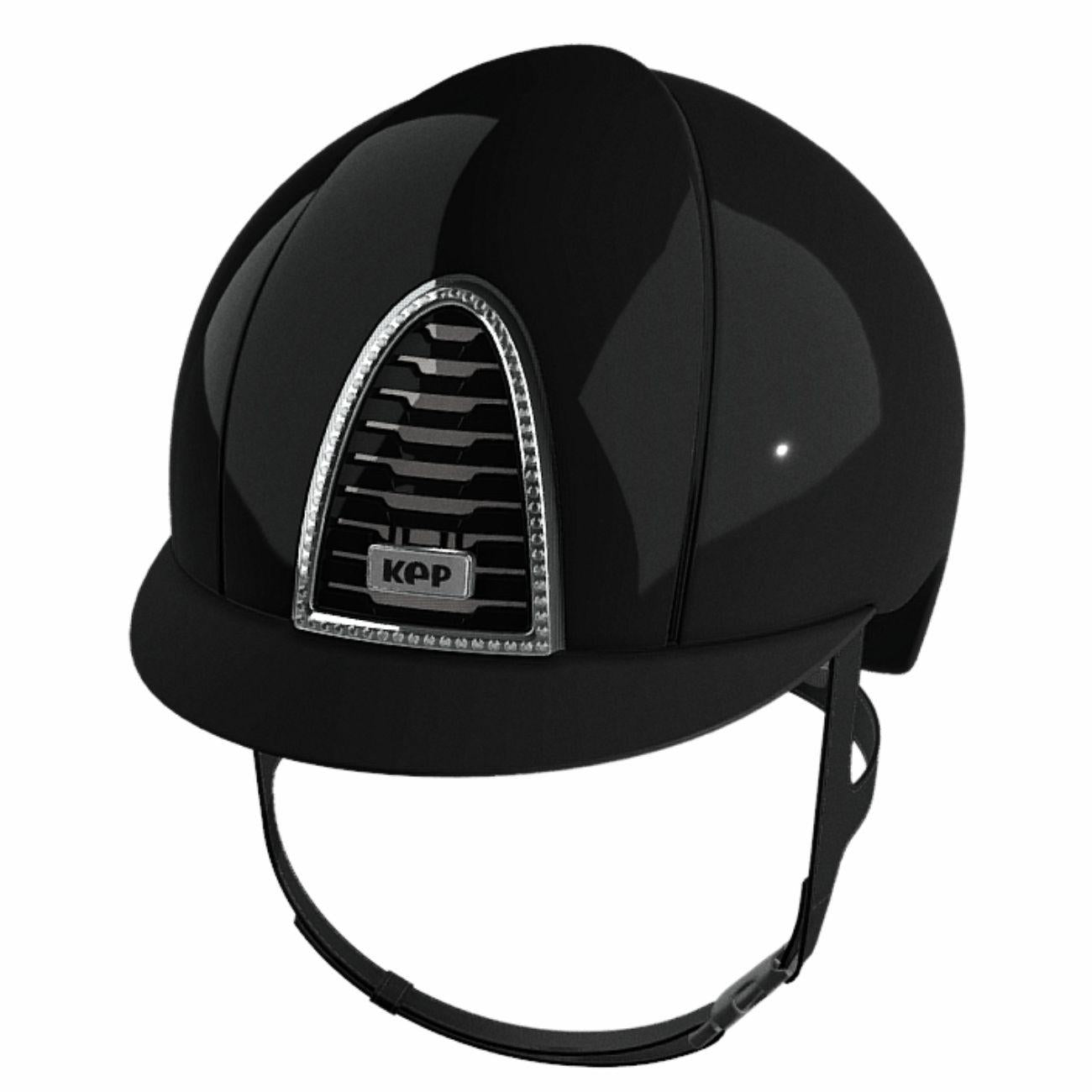 Cap Kep Italia Cromo 2.0 Polish Metal Con Cornice Specchio Con Cristalli Nero CRPL2.0745 NERO KEP ITALIA 