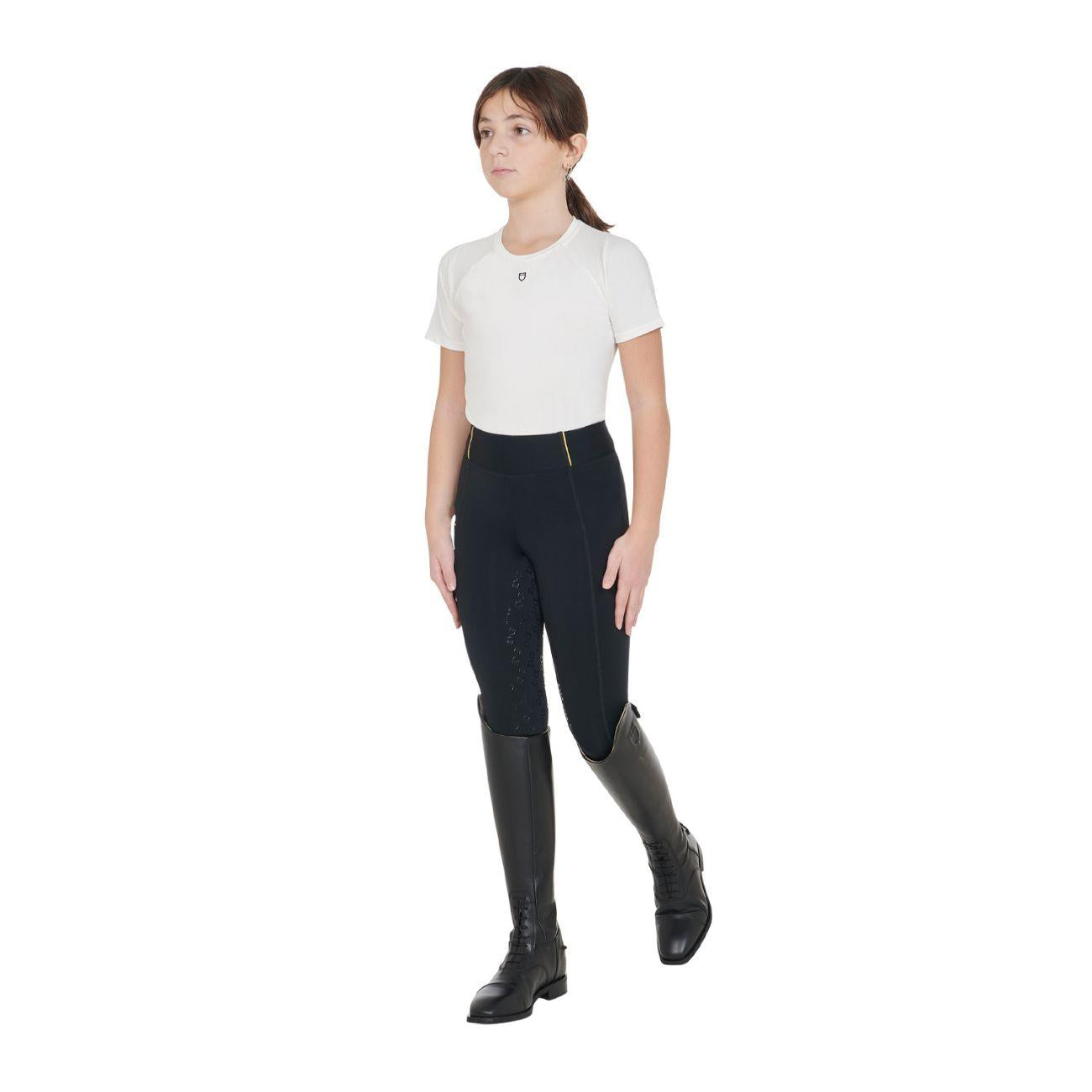 EQUESTRO Leggins Junior ETKU00047 BLACK EQUESTRO 
