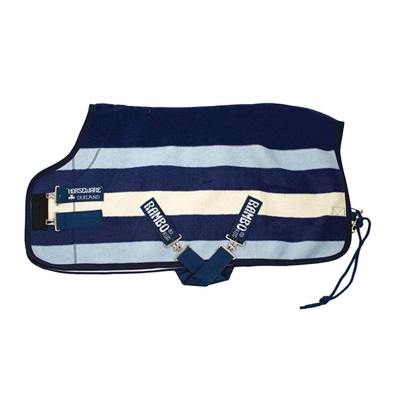 COPERTA IN PILE RAMBO DELUXE FLEECE 09HO-ACAF9D WITNEYNAVY HORSEWARE