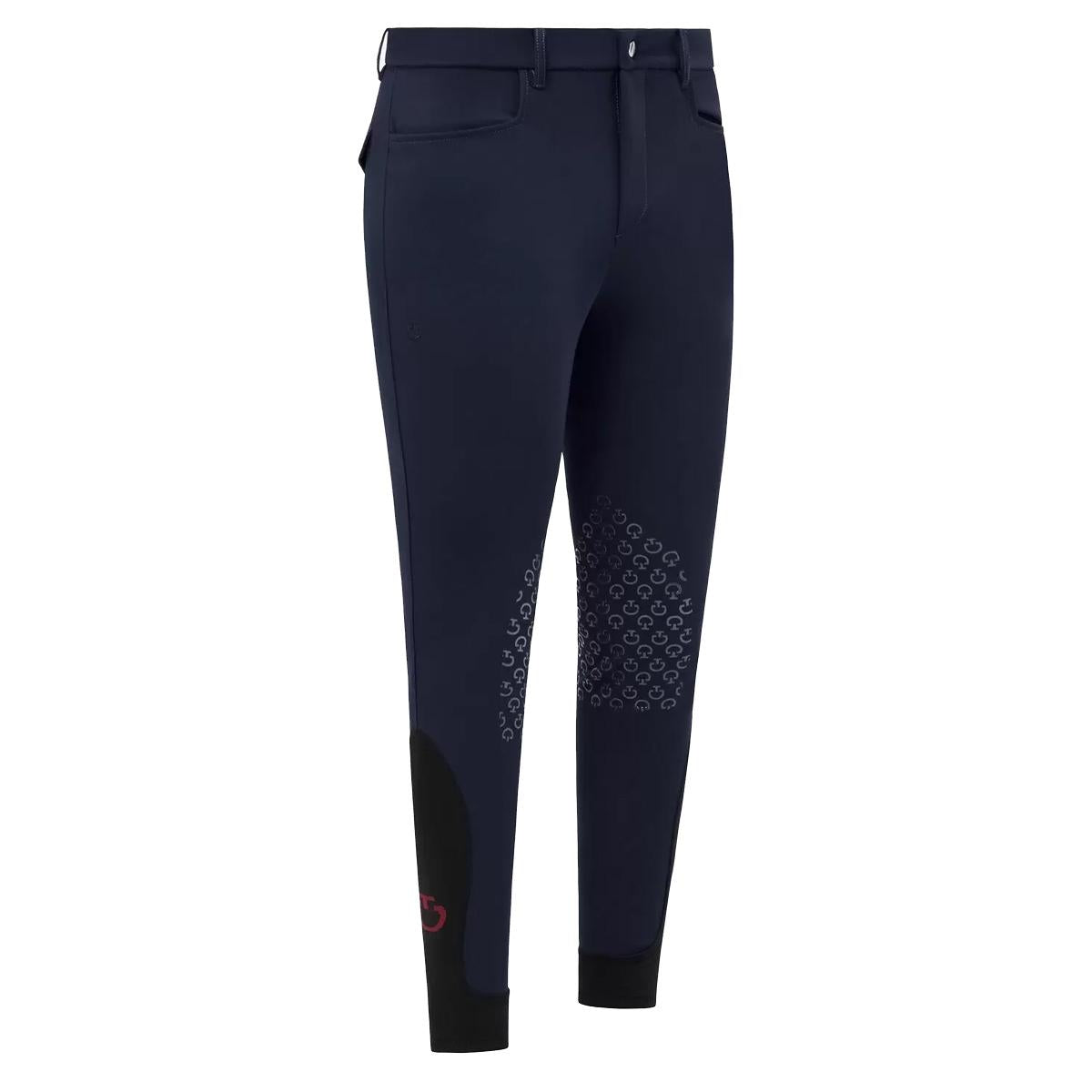 PANTALONE DA EQUITAZIONE UOMO CON GRIP AL GINOCCHIO 30CT-PAUN22JE010 7001NAVY CAVALLERIA TOSCANA