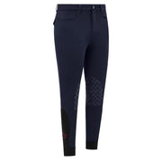 PANTALONE DA EQUITAZIONE UOMO CON GRIP AL GINOCCHIO 30CT-PAUN22JE010 7001NAVY CAVALLERIA TOSCANA