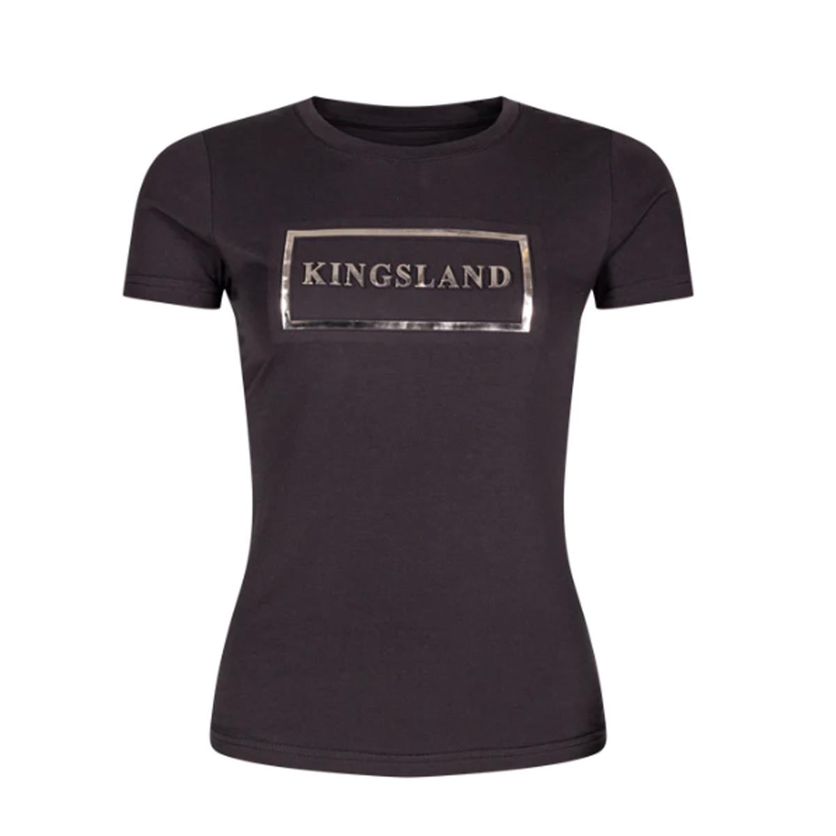 T-SHIRT DONNA A GIROCOLLO KLCEMILE 30KING-2320203118 6020NAVY KINGSLAND