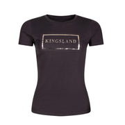 T-SHIRT DONNA A GIROCOLLO KLCEMILE 30KING-2320203118 6020NAVY KINGSLAND