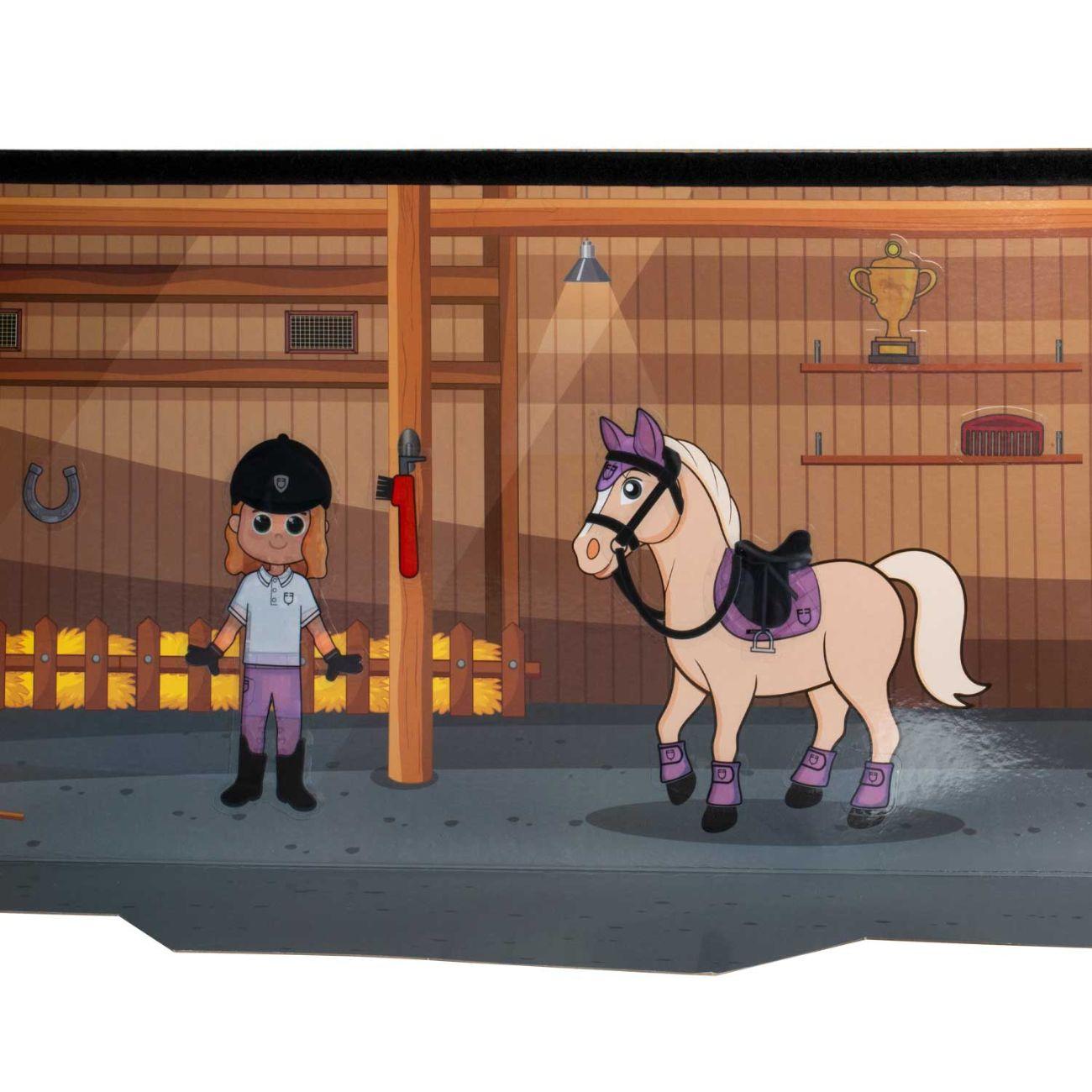Toy Horse Equestro Marrone/Bianco ETTH0001 BROWN/WHITE EQUESTRO 