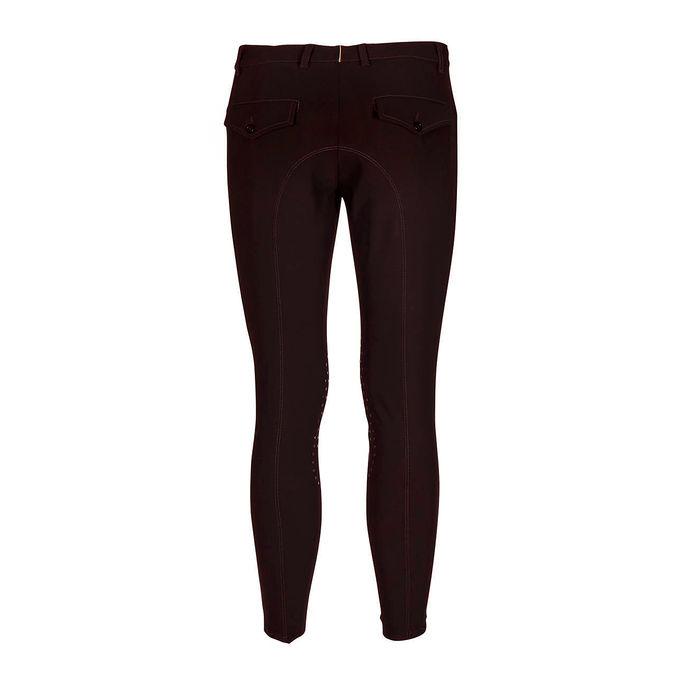 Pantalone Da Equitazione Da Uomo Half Grip Roma Mascheroni Marrone 09MA-04ROMA 525MARRONE MASCHERONI SELLERIA 