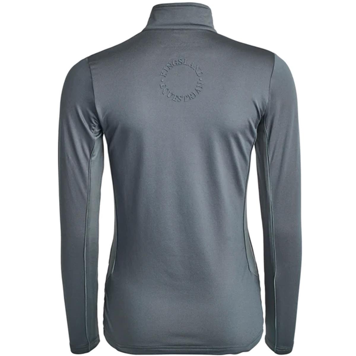 MAGLIA DONNA A MANICA LUNGA ZIP 1/2 MOD.KLSIDNEY KINGSLAND 29KING-2230206625 6020NAVY KINGSLAND 