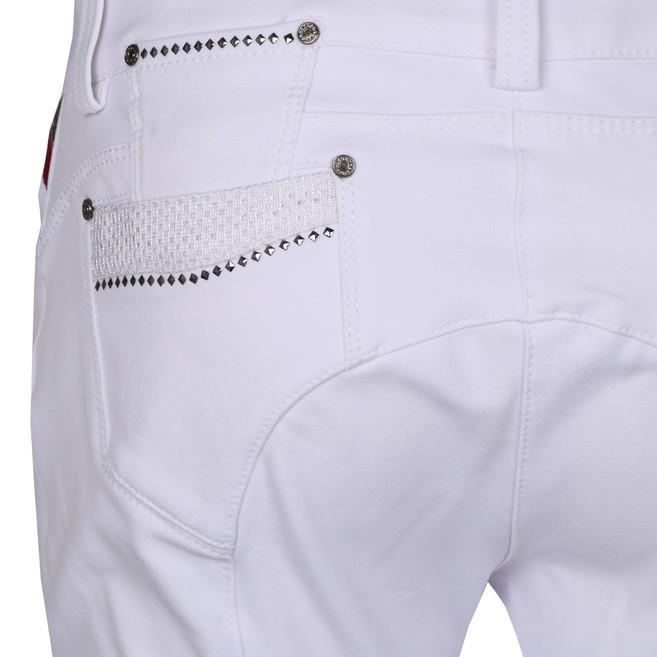 ANIMO Bianco Pantaloni Da Equitazione 20AM-NIGNO 02BIANCO ANIMO 