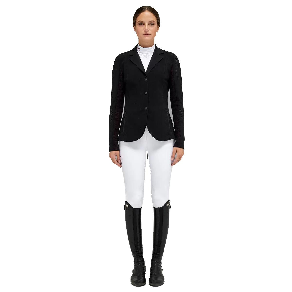 GIACCA DA CONCORSO DONNA RICAMATA R-EVO CAVALLERIA TOSCANA 30CT-GGD040JC035 9999 BLACK CAVALLERIA TOSCANA