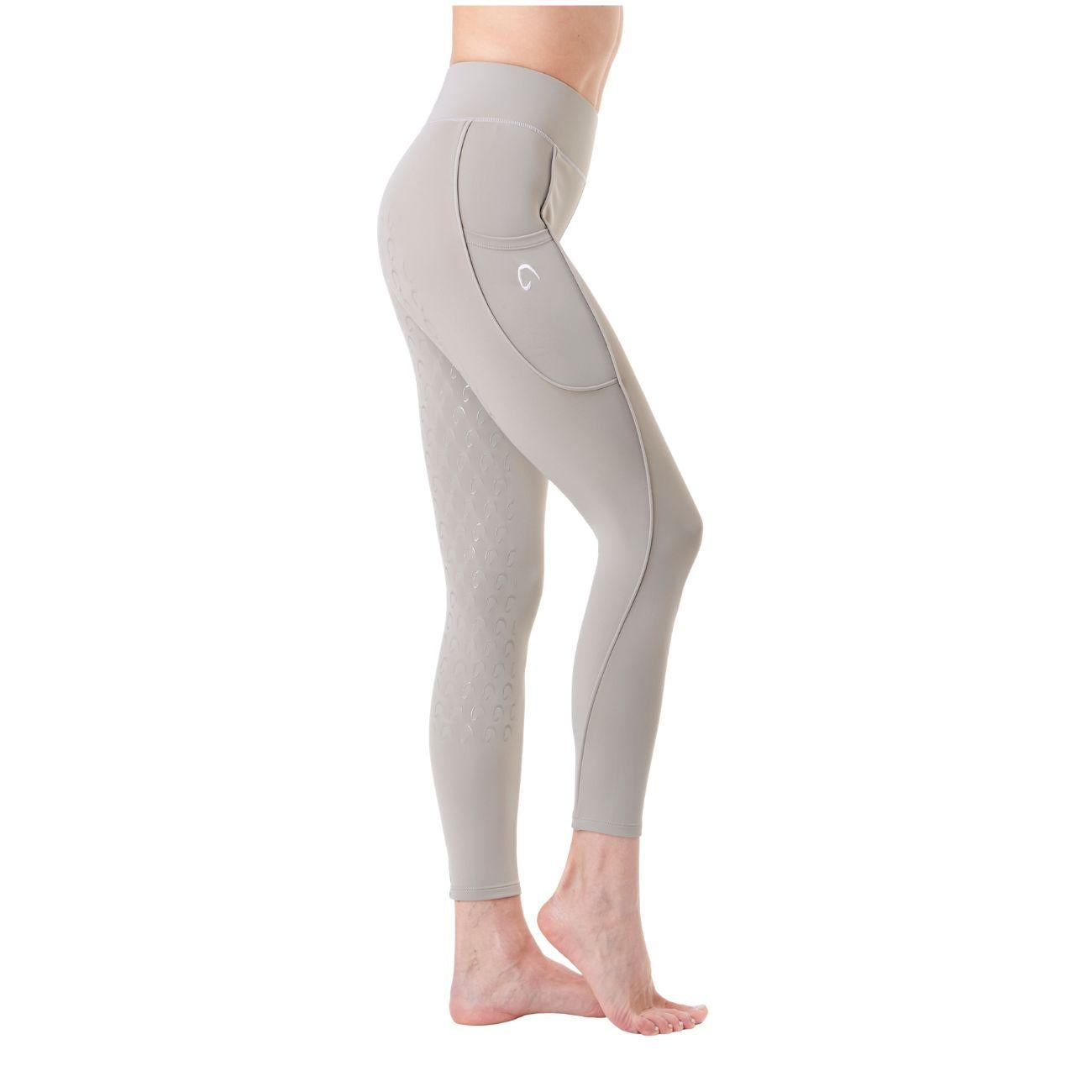 Leggings Donna Full Grip Mascheroni Beige 30MA-LEGGINGS BEIGE MASCHERONI SELLERIA 