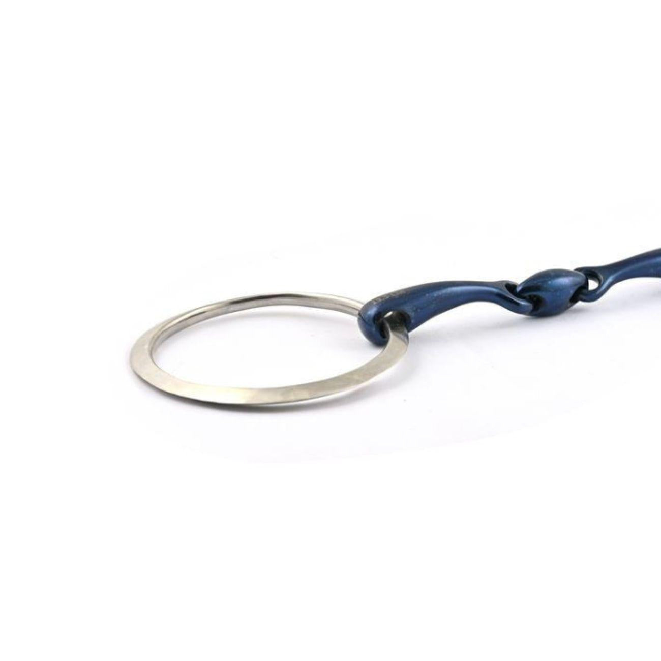 JUMP'IN FILETTO AD ANELLI PIATTI SPEZZATO IN 3 BLUE STEEL JUMP'IN Blue steel filetti ad anelli 0061ABLUE STEEL 09JU0061A BLUE STEEL JUMP'IN 